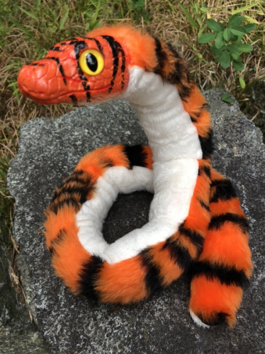 CreatureSmith Tiger Snake Plush Art Doll