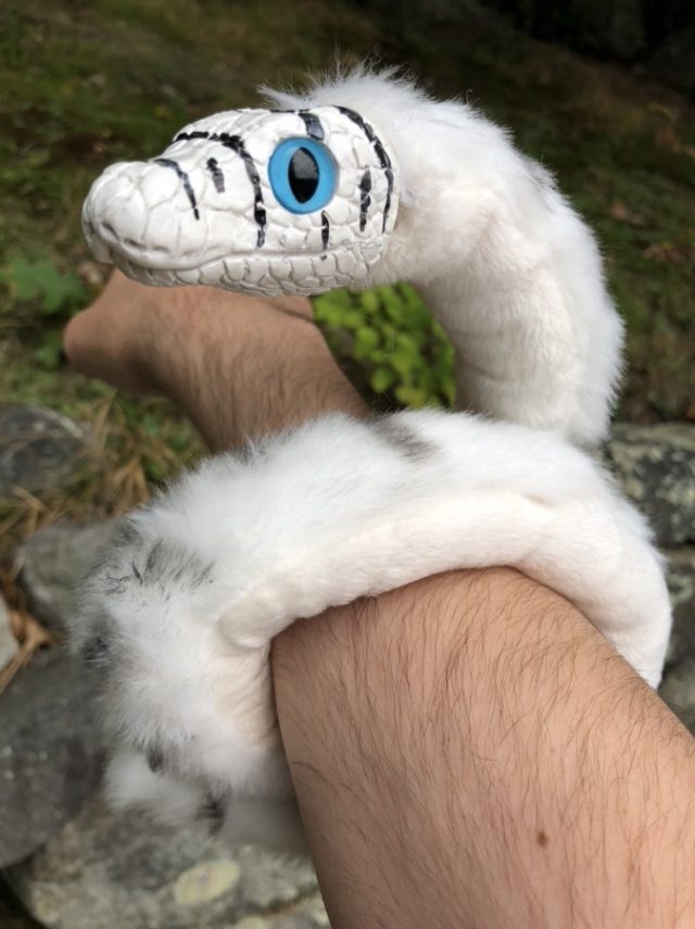 The Creature Smith Arctic Snake Art Doll Plush