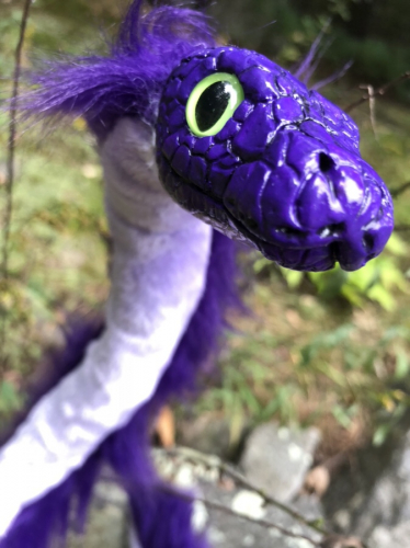 The Creature Smith Super Mega Fest Convention Purple Snake Plush