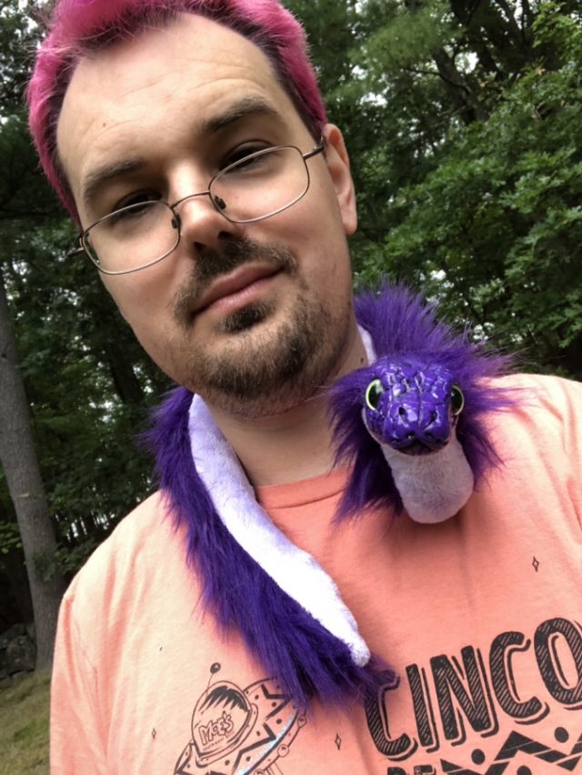 Purple Snake CreatureSmith Art Doll