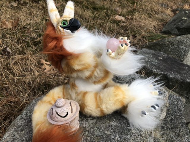 Gryphon Anthropomorphic Art Doll