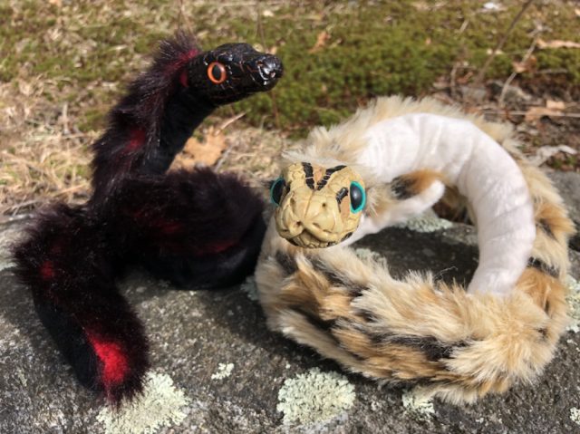 Lave and Leopard Snake Art Dolls Creature Smith