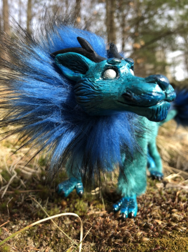 Galaxy Art Doll Blue Eastern Dragon