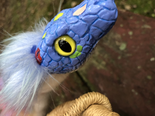 Blue Rainbow Snake Snek Creaturesmith