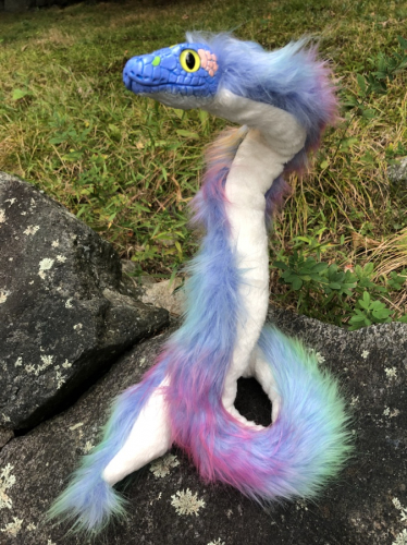 Rainbow Snake Standing Up Artdoll Creature Smith
