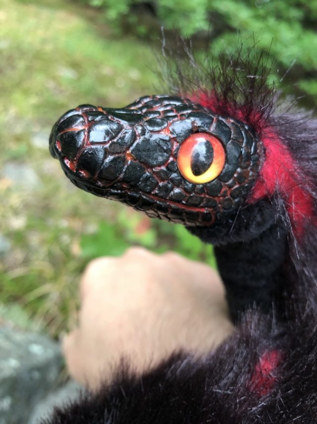 Magma Snake Volcano Burning Eye