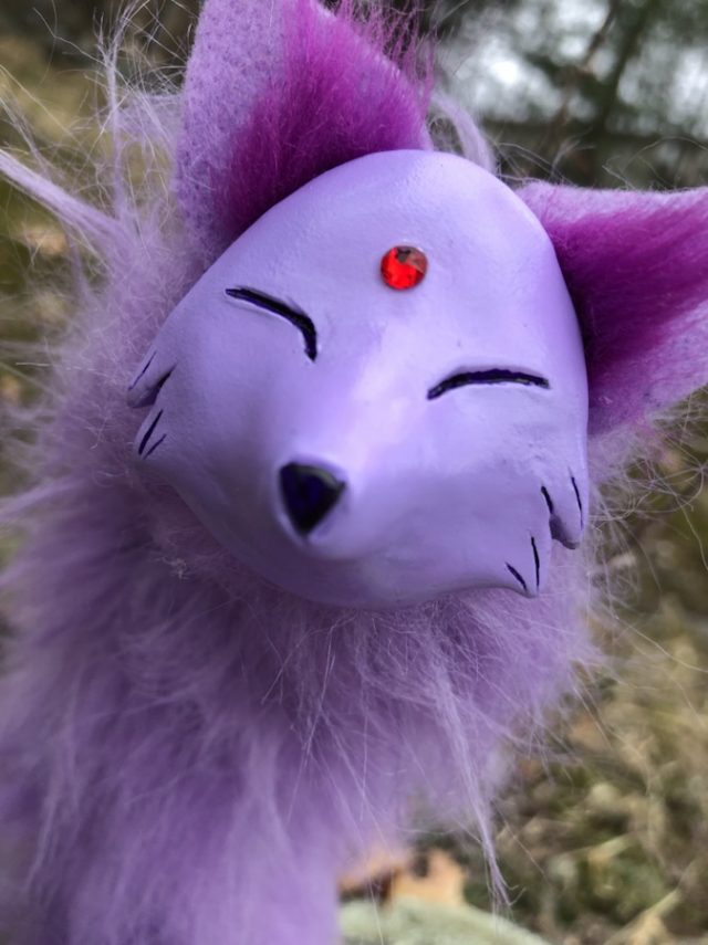 Purple Espeon Pipefox Artdoll