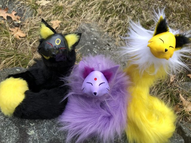 Eeveelution Trio Posable Art Dolls