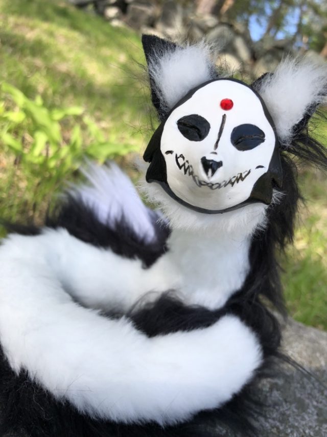 Skull Face Gem Fox Creaturesmith