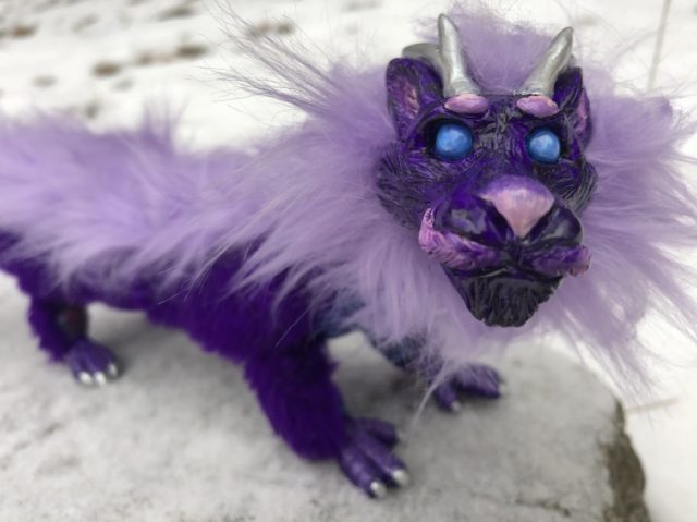Lavender Dragon Long Fur